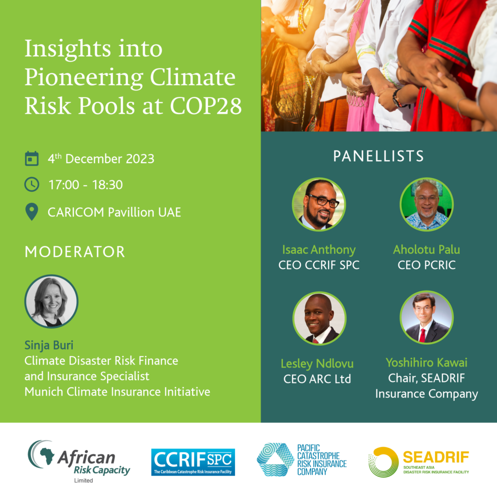 Building Resilience to the Climate Crisis Perspectives and Shared Solutions from the Global Risk Pools